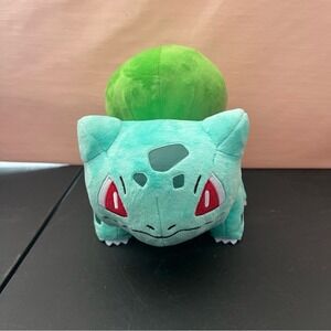1997 Nintendo Pokémon Bulbasaur Green and Blue Plush Toy Kids Adults Collectible
